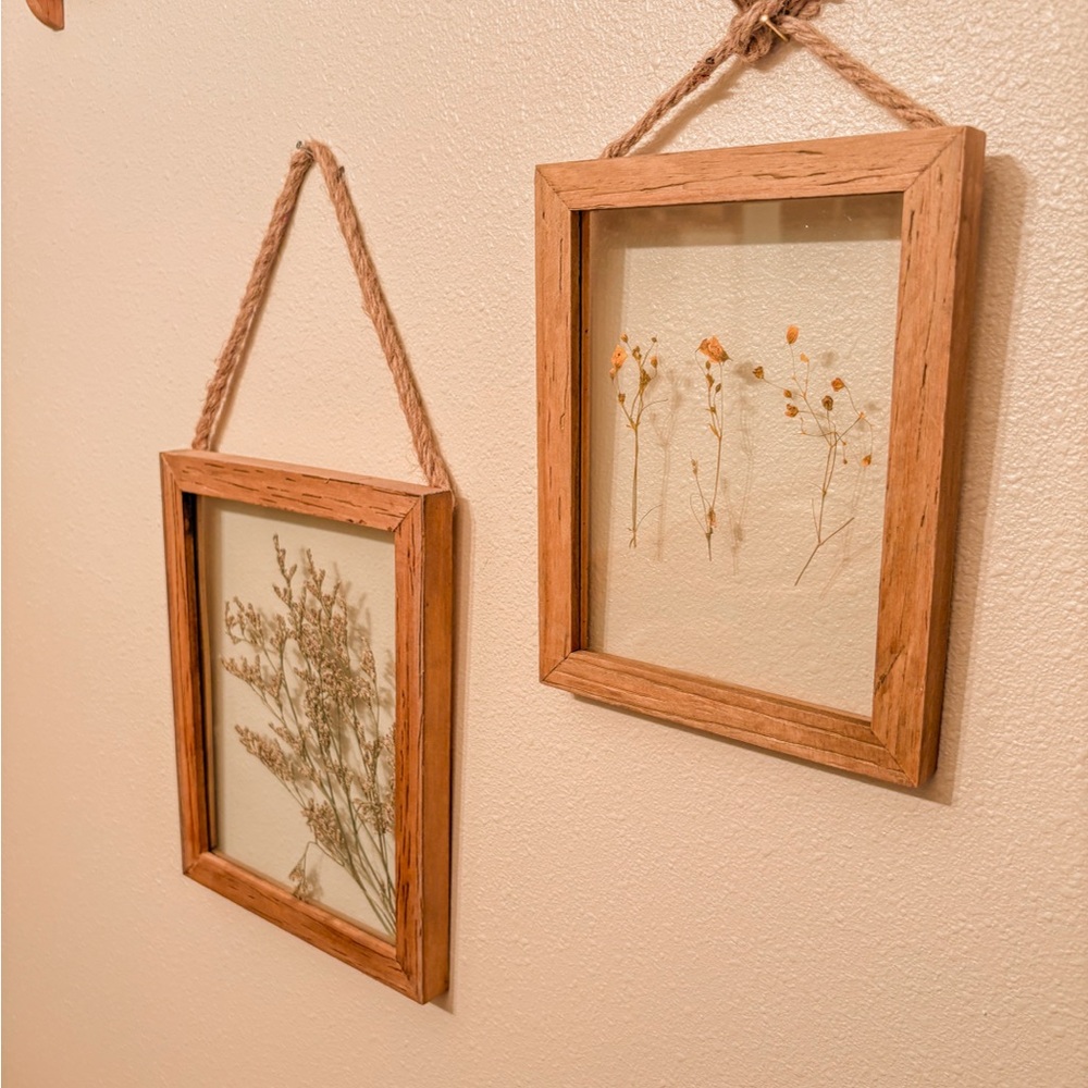 Hobby Lobby Wooden Pressed Flower Frames